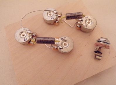 Les Paul Short Shaft Pre-Wired Harness (with 50's wiring)