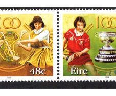 2004 Ireland Centenary of Camogie Commemorative Stamps Mint Never Hinged (MNH)