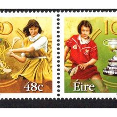 2004 Ireland Centenary of Camogie Commemorative Stamps Mint Never Hinged (MNH)