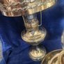 Six vintage oil lamps . Polished Image 7