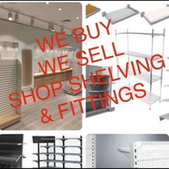 We Buy Shop Shelving - Racking - Display Stands - Shop Closure Warehouse Liquidations
