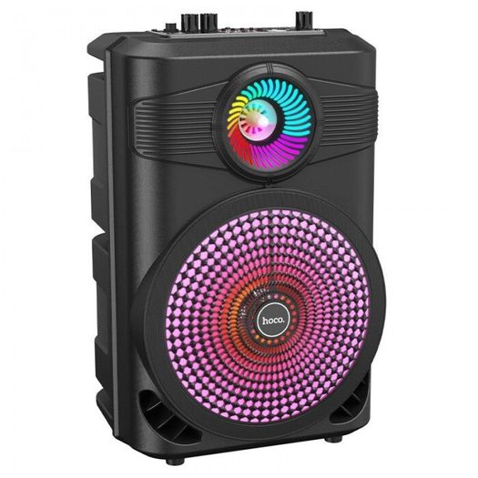 2255 Hoco BS46 Wireless Speaker with Microphone LED Lighting Karaoke