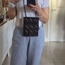 Balenciaga Nylon Allover Logo Small Explorer Crossbody Pouch Image 7