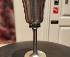 Selangor pewter wine goblet