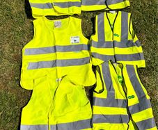 Reflective vest for children. High-visibility vest.