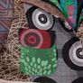 Desigual Multicolor Bohemian Patchwork Geometric Print Longline Statement Coat 8UK/36EU Image 6