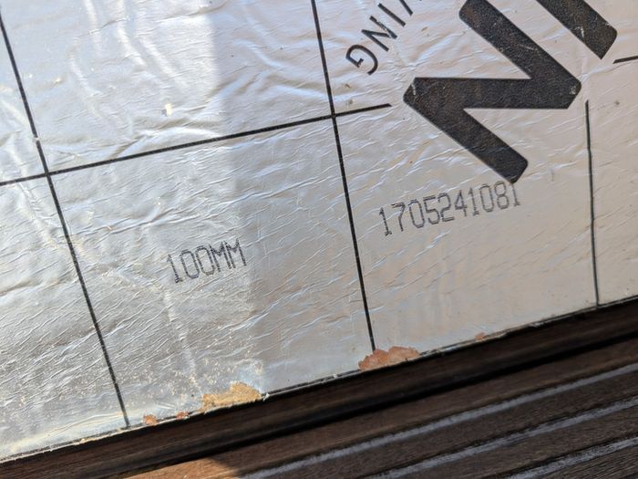 4x 100mm UNILIN PIR Insulation Boards