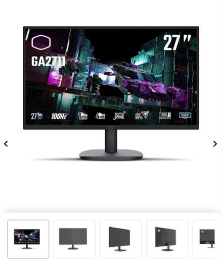 QHD monitor - GA2711 Gaming Monitor - Cooler Master