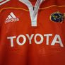 Munster Jersey.  Official Adidas Mens Home Jersey. Authentic Original From 2009. Collect In Dublin Or Receive Via Post. Image 3