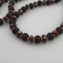 Antique Venetian African Style Eyes & Brown African Glass Beads Necklace Image 9