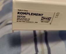 ikea komplement rail