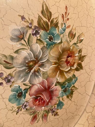 Hand Painted Danish Tray