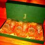 Vintage Harrods Cut Crystal Wine Glasses Set of 6 (Brand New / Unused) Image 6