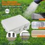Outdoor Electrical Junction Box, 350 x 250 x 150 mm, ABS Plastic Electrical Enclosure Box with Hinged Cover Stainless Steel Latch, Image 2