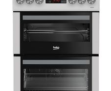 BEKO Pro - Electric Cooker,4-zone electric ceramic hob, Double oven with integrated grill, 10 Year warranty