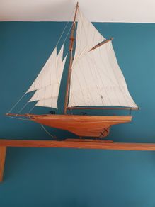 Antique Model Racing Cutter