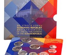 Slovakia Official Euro Coin Set 2023. 8 coins. 3.88 Euro. BU
