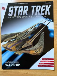Star Trek The Official Starships Collection Issue 81 Xindi Reptilian Warship
