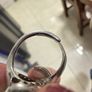 Sterling silver ring with Hetian Jade Image 3