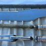 Vintage Carving Set - Knife Fork Steel - Silver Plated Handles in Case Image 2