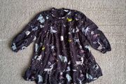 M&amp;S Girls Long Sleeved Unicorn Dress (5to6 Years) Excellent Condition