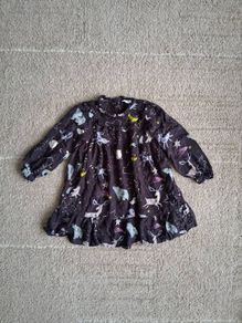 M&S Girls Long Sleeved Unicorn Dress (5to6 Years) Excellent Condition