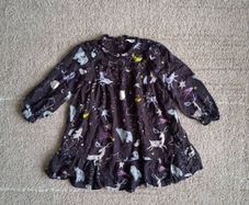 M&S Girls Long Sleeved Unicorn Dress (5to6 Years) Excellent Condition