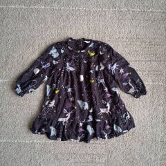 M&S Girls Long Sleeved Unicorn Dress (5to6 Years) Excellent Condition