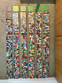 Massive collection of magnetic blocks