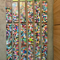 Massive collection of magnetic blocks