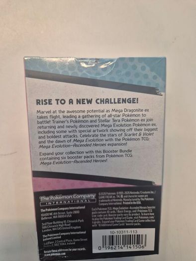 Pokemon Ascended heroes booster bundle