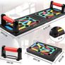 12 in 1 foldable Push Up Rack Board Train Gym Fitness System Workout Exercise Stands for Body Training Image 3