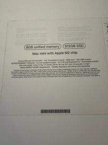 Mac mini m2 512 8gb