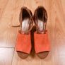 Tamaris Orange Rust Suede Rope Tie Up Platform Wedge Sandals 4UK/37EU Image 9