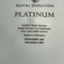 6 royal doulton  platinum soup bowls Image 3