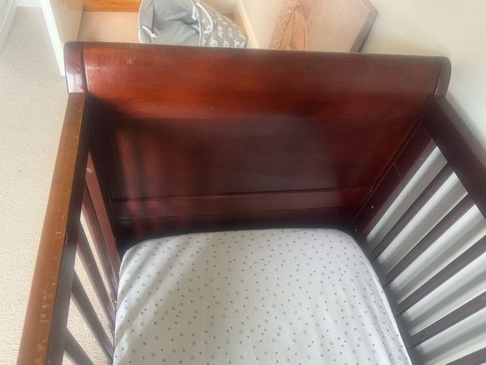Mamas and Papas Cot/Toddler Bed & matching changing table
