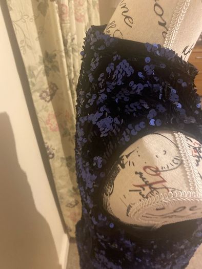 Monsoon navy sequins dress