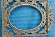 Antique -Victorian- Art Nouveau Solid Brass Picture Frame