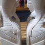 sandstone bookends/statues Image 5