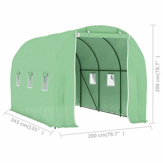 Greenhouse 6.86 sqm 3.43x2x2 m