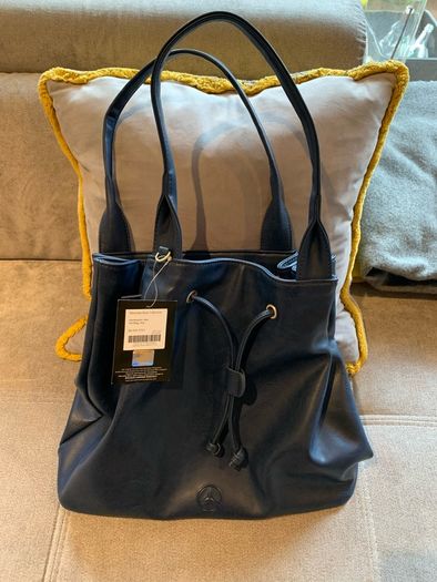 Blue Handbag - brand new Mercedes star logo