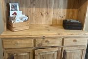 Large Solid Pine Restored Farmhouse Kitchen Dresser