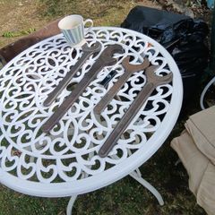 four large open ended spanners
