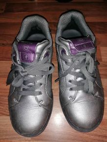 Geox light-up runners, silver colour, size UK 3 , EU36