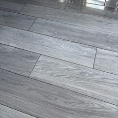 Grey porcelain tiles