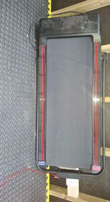 walking pad with folding handrail.