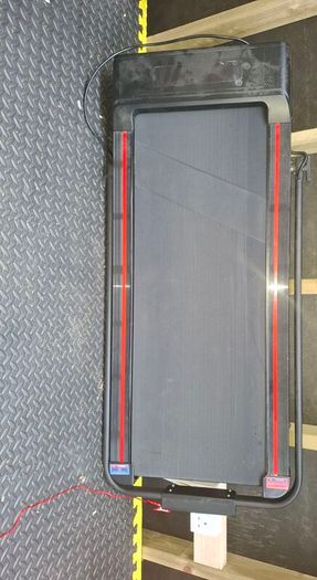 walking pad with folding handrail.