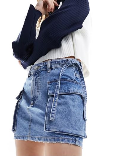 Stradivarius Denim Skirt