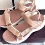 Dunnes Stores Rose Gold Platform Summer Sandals - Size 38 Image 5