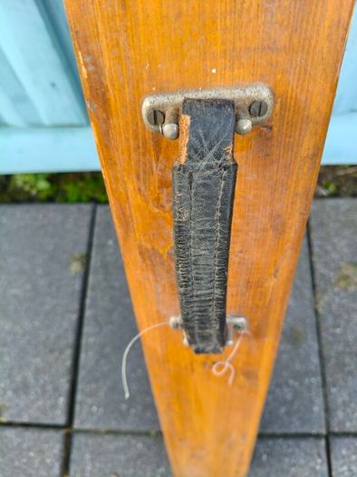 Old Wood and Brass Flagpole